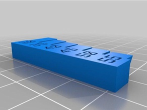 il mio personalizzato sbalzo stampa di prova Stampa 3d prove su misura 3d print model - Mito3D