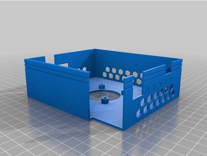 placa caso anet a8 Impresora 3d accesorios de la cubierta alojamiento del ventilador vivienda base 3d print model - Mito3D