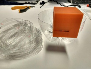 cube Flasche-string-maker hand-Werkzeuge 3d print model - Mito3D