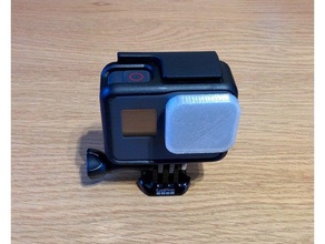 gopro hero 5 lens cap camera goprohero5 go pro 3d print model - Mito3D