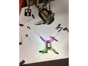 micro drone çerçeve 3d baskı yarış gerçek hubsan x4 nosupports radio shack uzaktan kumanda 3d print model - Mito3D