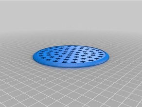 speaker grill v4 series audio openscad printable no supports 3d print model - Mito3D