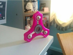 crown spinner - trispinner mechanical toys fidget toy 3d print model - Mito3D