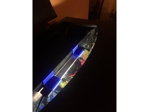 led clip fish tank pets 3d print model - Mito3D