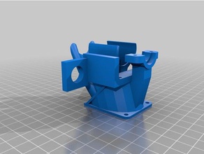 flsun i3 auto-nivelación soporte de sonda + 2-en-1 conducto del ventilador Impresora 3d accesorios 3d print model - Mito3D