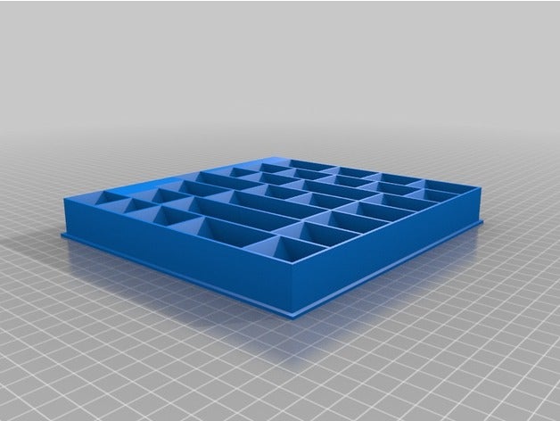 eclipse Brettspiel einfache ship parts tray Spielzeug & game Zubehör - box 3D print model - Mito3D