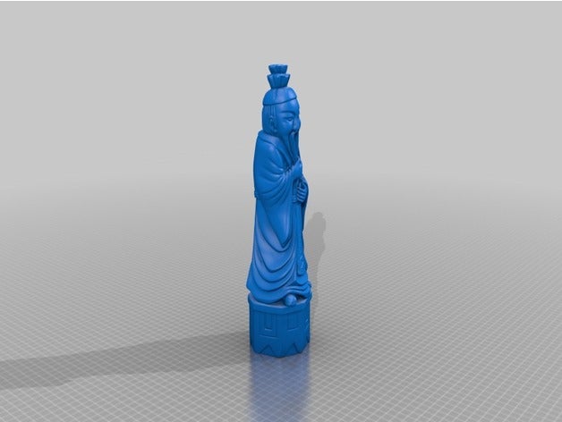 jean gordon ' s Schnitzereien chinaman scans & Replikate einscan-s vor prusa original-i3 mk2 scanmanster plus simplify3d 3D print model - Mito3D