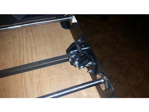 y-axis bracket adjustable tension 3d printer parts duplicator i3 wanhao 3d print model - Mito3D