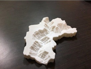canyon Schlucht Landschaft 3d-drucken 3d print model - Mito3D