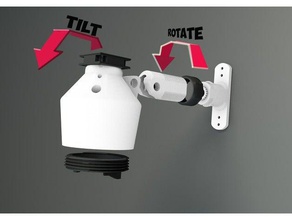 active cooled mini spot light diy 12v adjustable downlight gu53 led lighting spotlight 3d print model - Mito3D