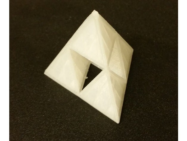 triforce tetraedro esculturas zelda 3D print model - Mito3D