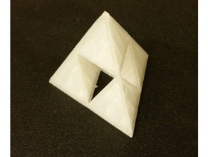 triforce tetraedro esculturas zelda 3d print model - Mito3D