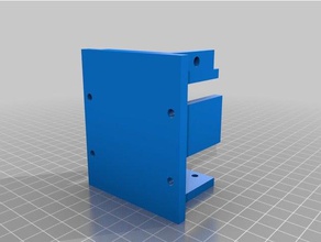 halterung magnetventil le bricolage 3d print model - Mito3D