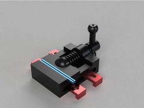 mini-Maschinen-Schraubstock nanobeam Werkzeugmaschinen 3d print model - Mito3D