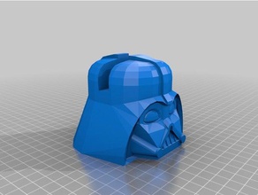 darth vader phone stand mobile 3d print model - Mito3D