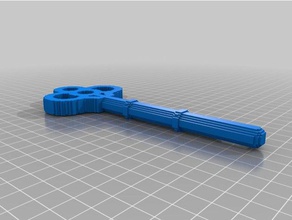 3d barra vintage chave-mestra 3d print model - Mito3D