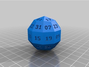 d40 dice 3d print model - Mito3D