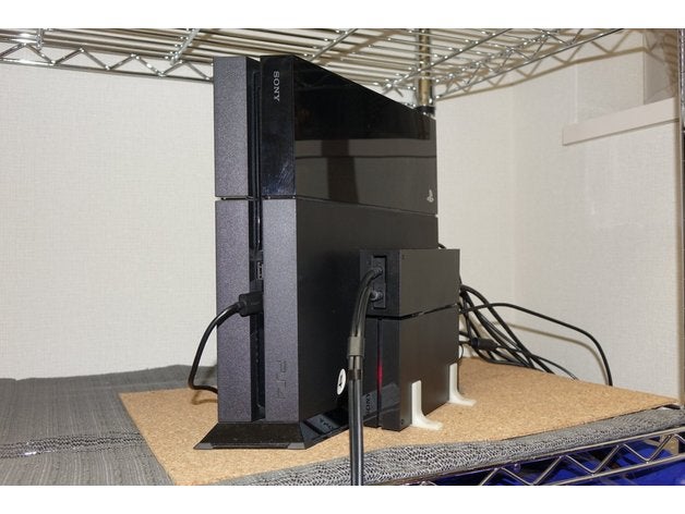 psvr processorunit stehen video-Spiele ps4 3D print model - Mito3D