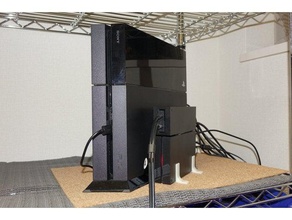 psvr processorunit stand video games ps4 3d print model - Mito3D
