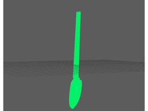 low-poly spoon kitchen & dining cube fork knife low poly random randomness retro spon spoons 3d print model - Mito3D