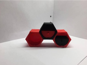cin kutusunu tercümesi tamamen değiştirilebilir poligon saklama kutusu organizasyon screwable ucuz özelleştirilebilir tasarım modern destek yok çokgen vida screwholder vidasız taslak kap 3d print model - Mito3D