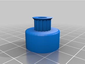 16 teeth gt2 pulley 3d printer parts customized 3d print model - Mito3D