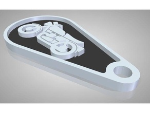 Motorrad-Schlüsselanhänger Schlüsselanhänger Motorrad 3d print model - Mito3D