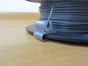 filamento de la aceitera clip Impresora 3d accesorios el limpiador limpieza guía titular 3d print model - Mito3D