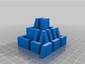 meine angepasste Pyramiden-Treppe Labyrinth Spielzeug & Spiele kundengebundene 3d print model - Mito3D