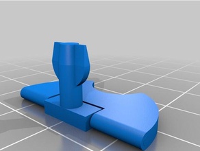 une pièce de clapet blocage verrouillable sélecteur la boîte porte-outils & boîtes charnière remix 3d print model - Mito3D