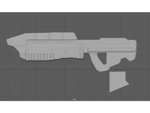 fusil d'assaut de halo 3 les jeux vidéo cosplay prop 3d print model - Mito3D