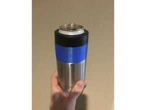 yeti coozie 16 oz adaptador los contenedores yeti-coozie 3d print model - Mito3D
