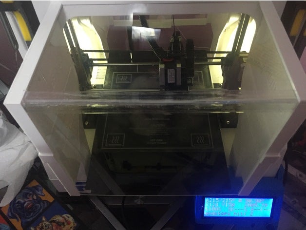 claro superior robo r1 & r1+ enclausuramento parcial Impressora 3d acessórios 3D print model - Mito3D
