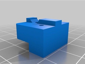 butée 2020 5mm logement L'imprimante 3d de pièces delta kossel 3d print model - Mito3D
