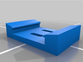 Fenster blind-rail-Halterung Dekor blind 3d print model - Mito3D