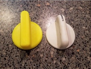 kitchenaid fogão botão peças de substituição knob forno peça xyz davinci 3d print model - Mito3D