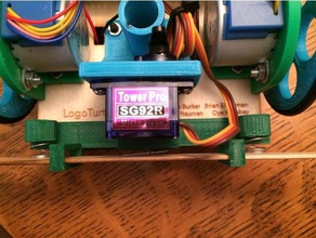 logoturtle bump supporto del sensore la robotica il 3d print model - Mito3D