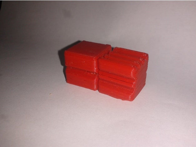 1x1x2 stickerless de rubik cuboide puzzles fácil imprimir-en-lugar imprimir lugar puzzle rubiks pequeño prueba curvas 3D print model - Mito3D