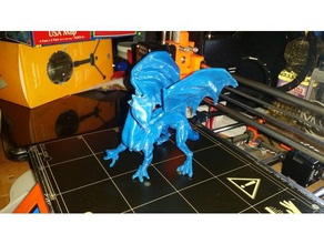 mata o dragão corrigido em fatias esculturas 3d print model - Mito3D