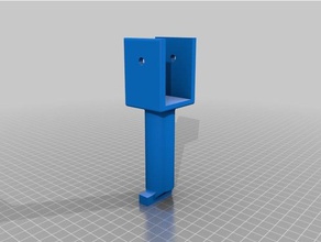 shelf mount spool holder 3d printer accessories filament 3d print model - Mito3D