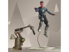 iron man vol d'essai sculptures l'homme de fer 3d print model - Mito3D