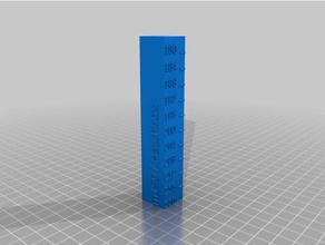 malyan m150 - hatchbox temperature calibration tower 3d printing tests customized 3d print model - Mito3D