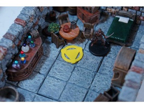 glifo de marcadores jogos dnd em miniatura masmorras e dragões 3d print model - Mito3D