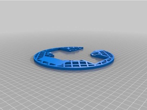 42t bash guard chainring sport & outdoors customized 3d print model - Mito3D