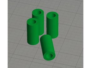 m3 x 12mm Abstandshalter Leiterplatten-Projekt diy cnc demeters Werkstatt - Elektronik pcb Projekt spacer Toter Punkt 3d print model - Mito3D