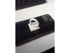 caso de teléfono anillo seguridad & stand portátil 3d print model - Mito3D