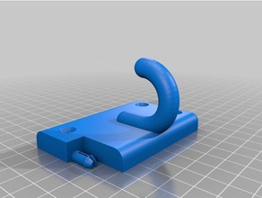 3 gancho de la parte 2 organización personalizado 3d print model - Mito3D