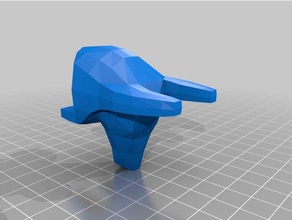 lego egípcio cão de cabeça 3d print model - Mito3D