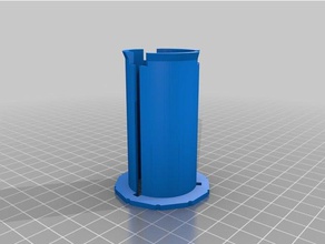 combination safe 00 - 6 ring remix containers rings 3d print model - Mito3D