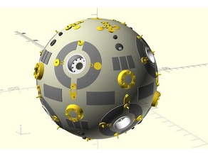 artilheiro-h combate remoto aka jedi formação orb adereços star wars 3d print model - Mito3D